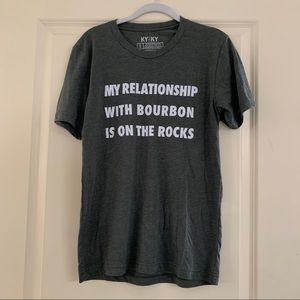 My Relationship with Bourbon is on the Rocks Tee